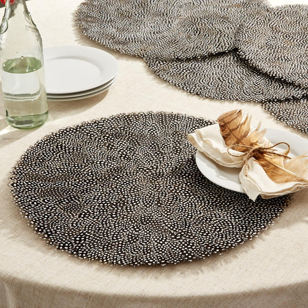 Guinea Feathers Placemat