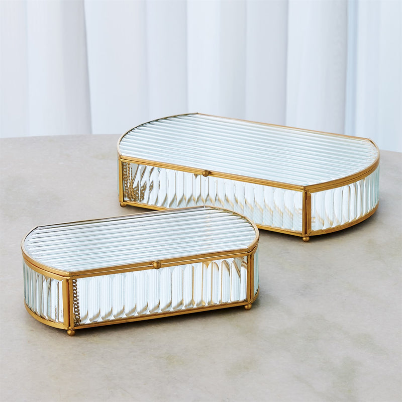 Reeded Glass Box