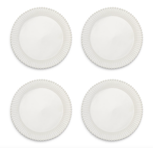 Heirloom Pearl Edge Dinner Plates