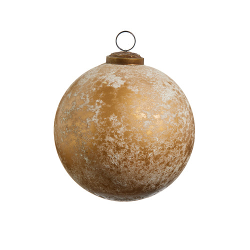 Distressed Ball Ornament