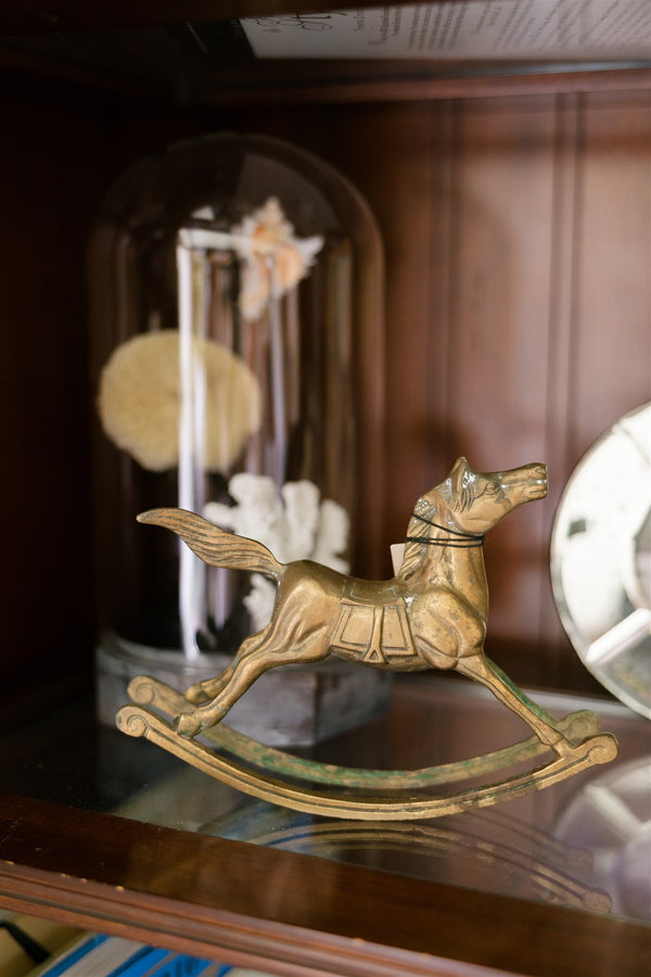 Brass Rocking Horse