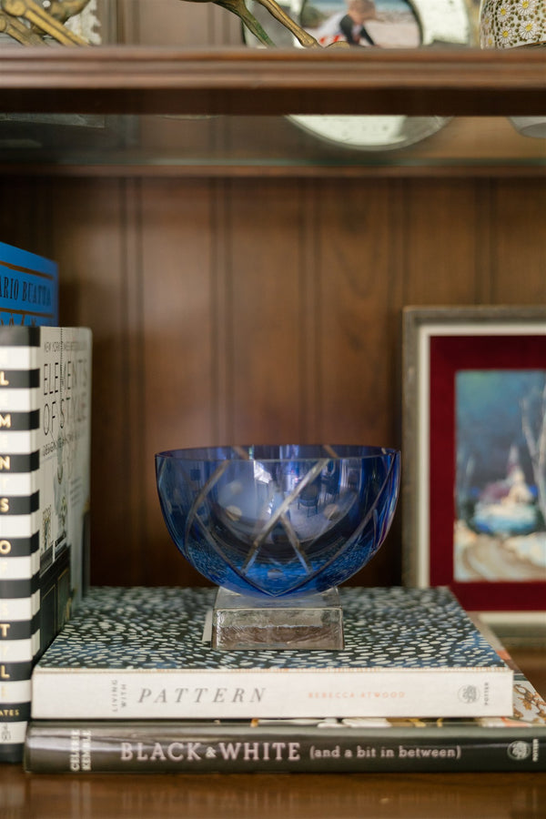 Blue Glass Bowl