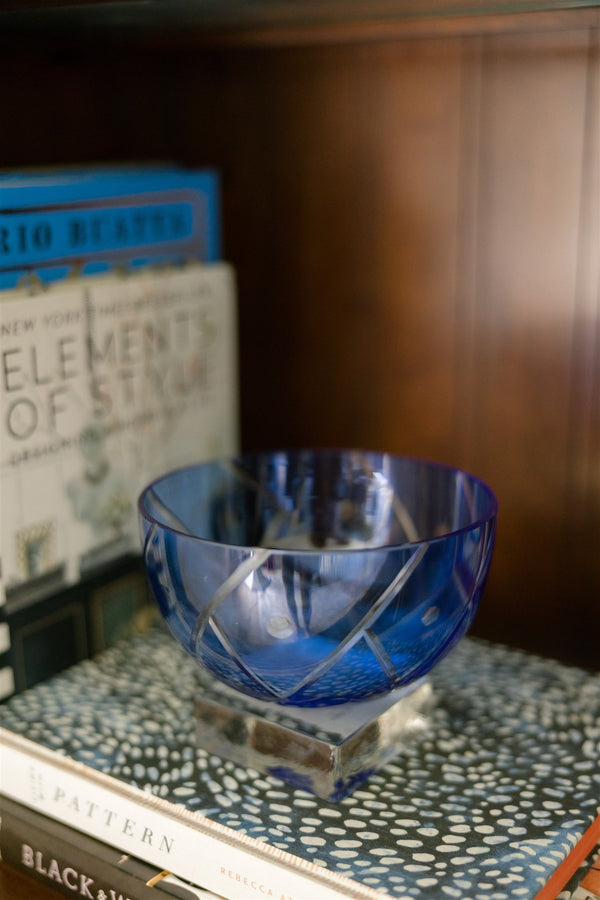 Blue Glass Bowl