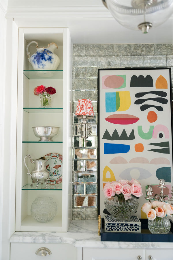 Beveled Crystal Cut Vase