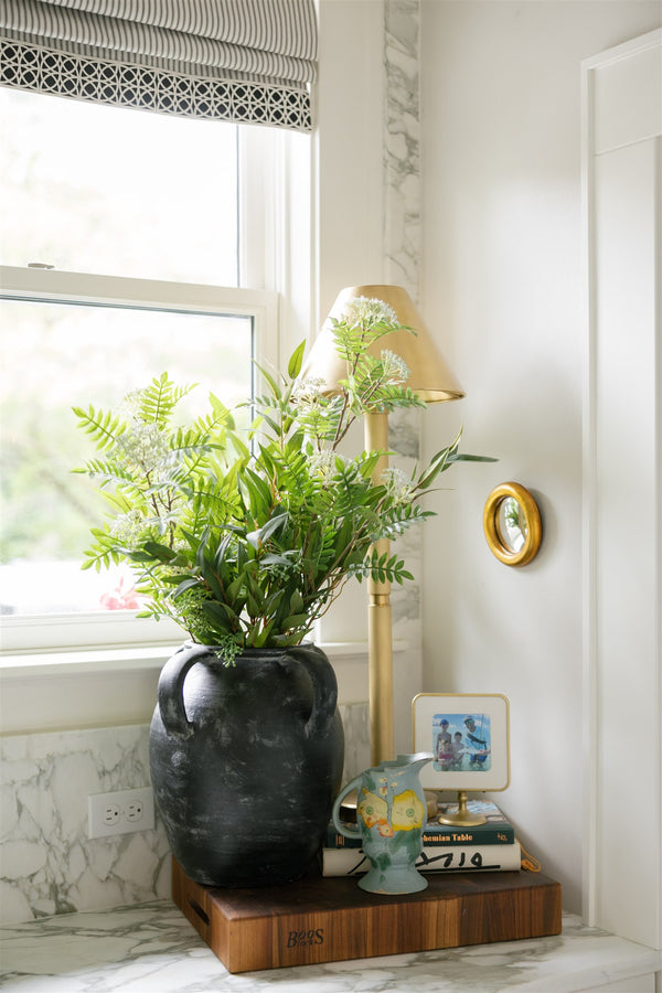 Yellow Flower Handle Vase