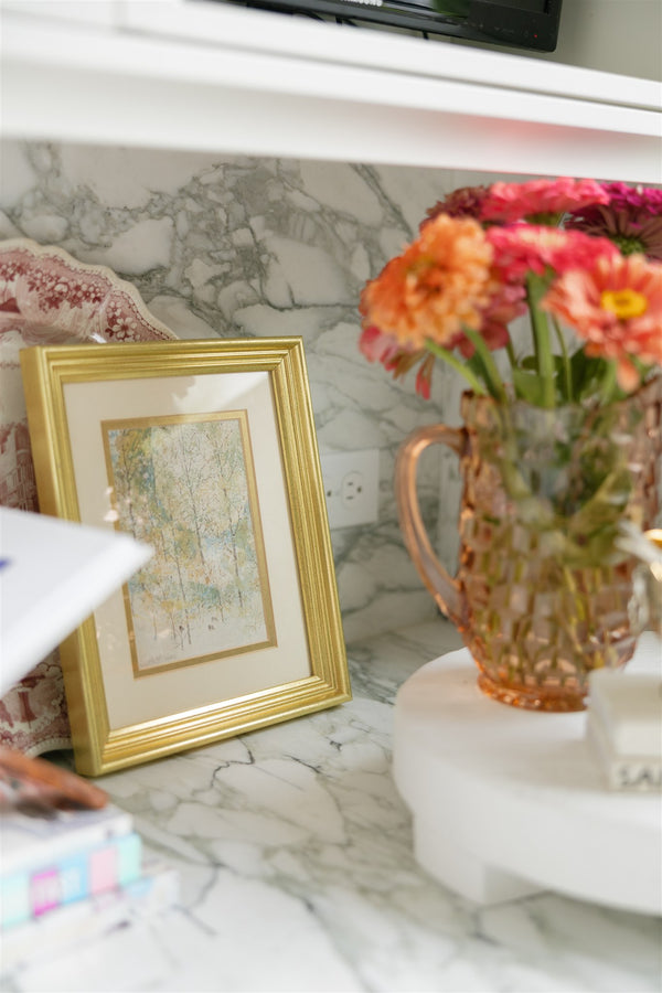 Gold Frame Scenic Landscape