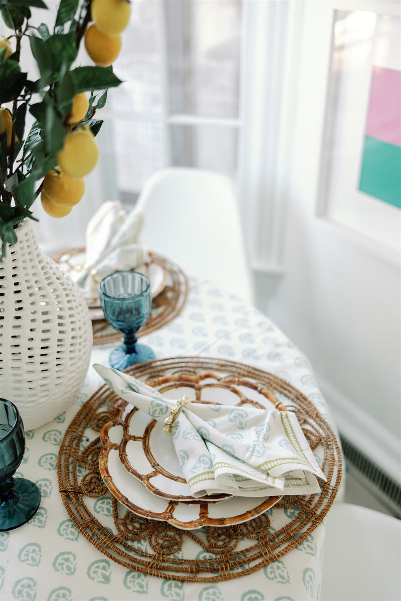 Natural Bamboo Dinner Plate