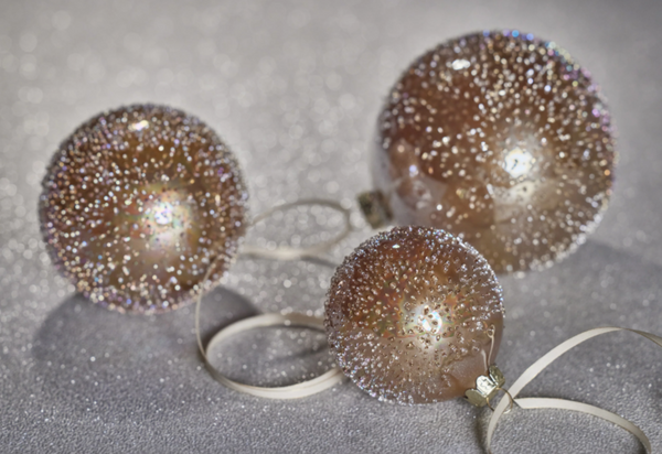 Golden Sugar Bead Ornament