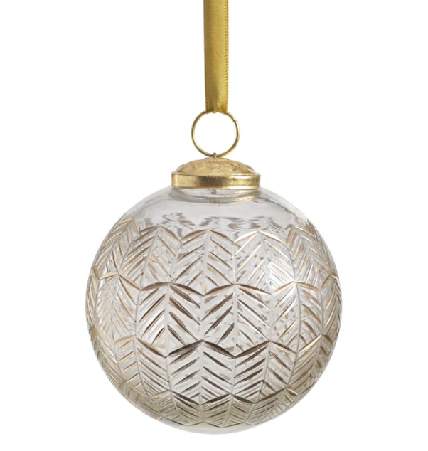 Golden Echo Glass Ornament
