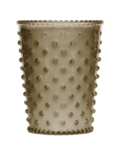 Champagne Hobnail Candle