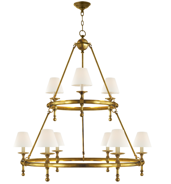 Sara Two-Tier Ring Chandelier