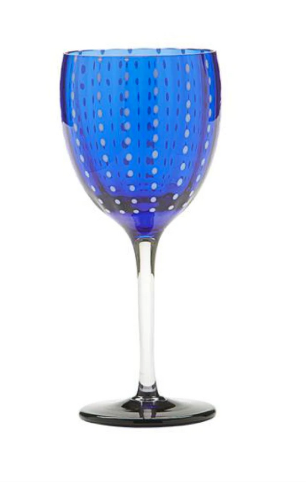 Perle Hobnail Wine Goblet