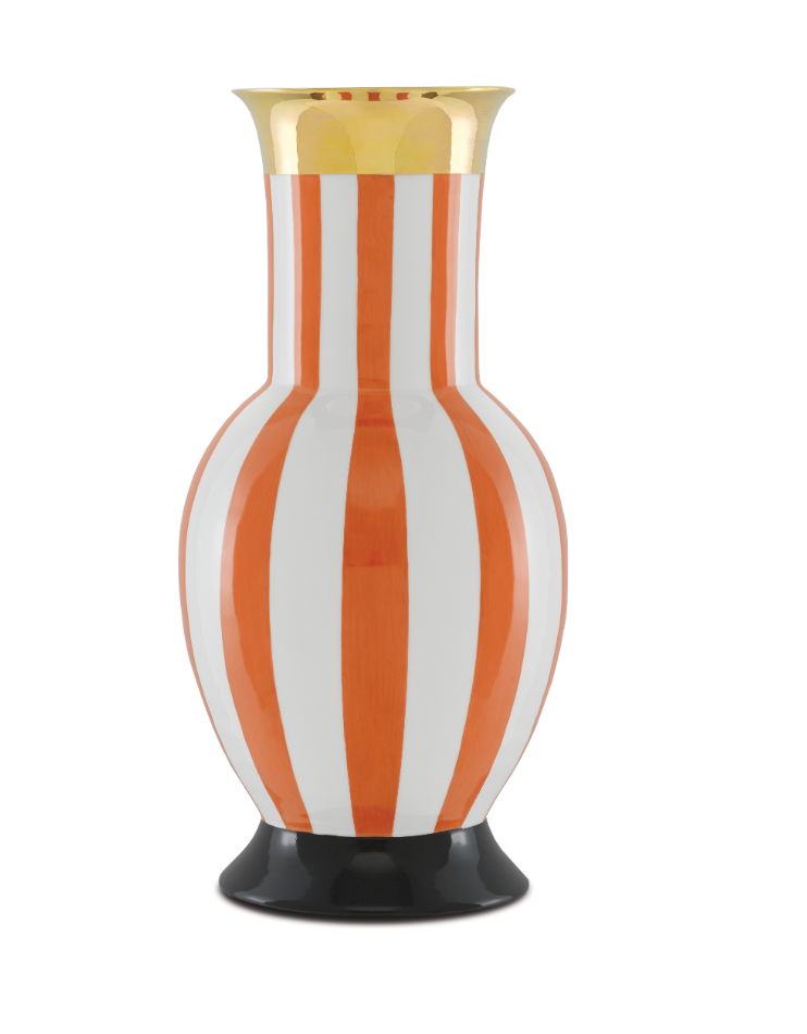 De Luca Striped Vase