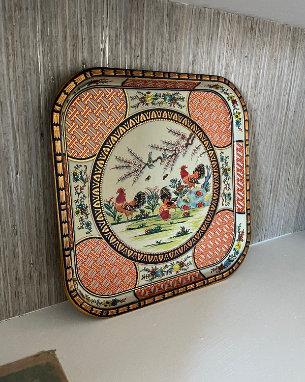 Daher Orange Rooster Tray