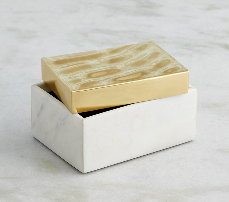 Brass Shimmer Boxes
