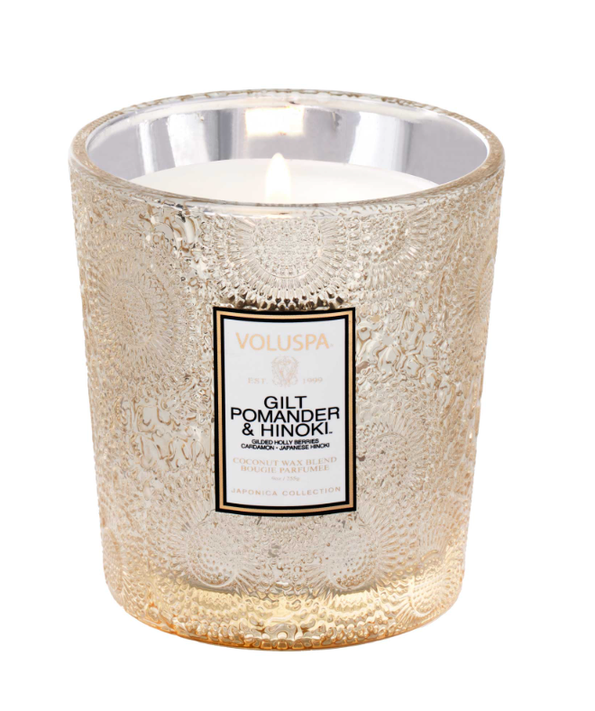 Gilt Pomander & Hinoki Classic Candle