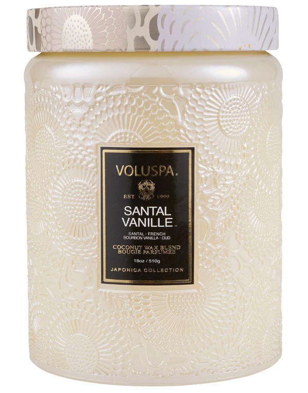 Santal Vanille Large Jar Candle