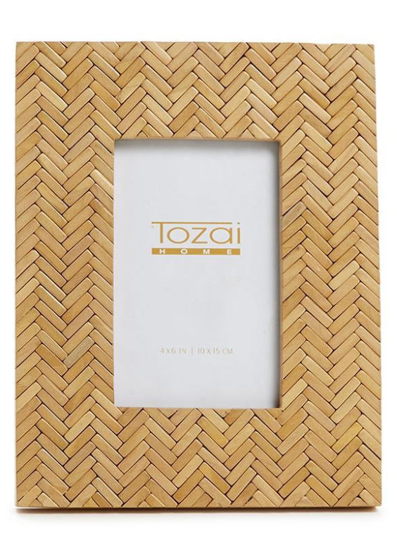 Wood Chevron Photo Frames