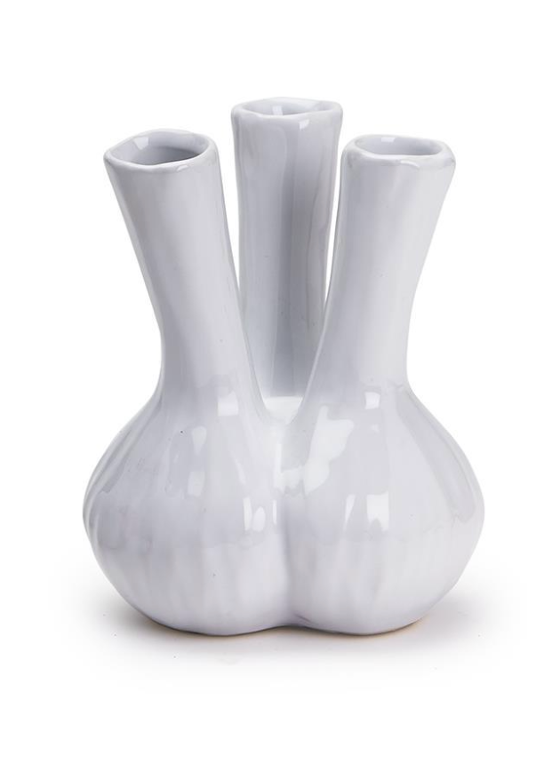 White 3 Stem Vase – House of Blum