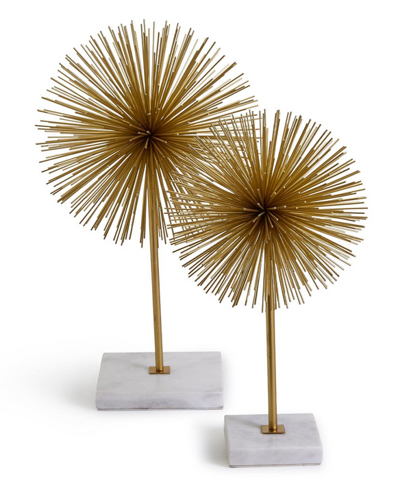Sunburst Sculpture on Marble Base