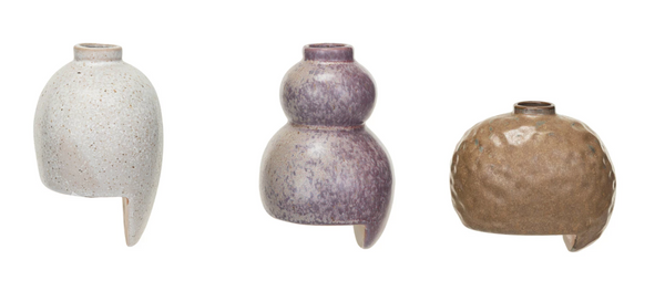 Stoneware Shelf Sitter Vase