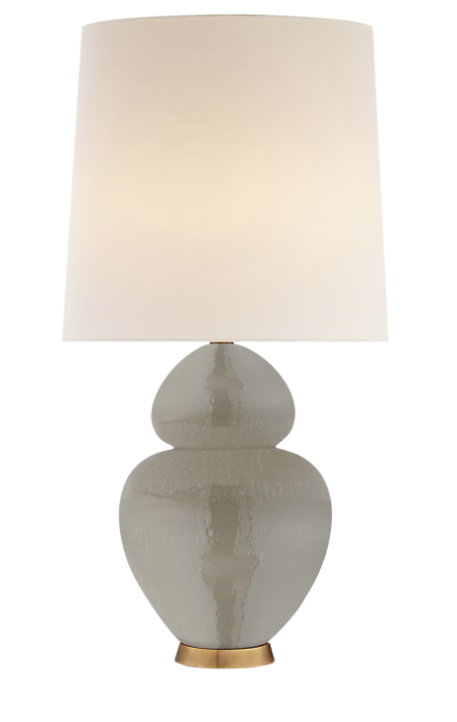 Michelena Table Lamp in Shellish Grey