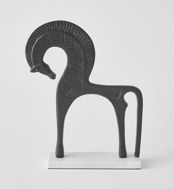 Black Deco Horse