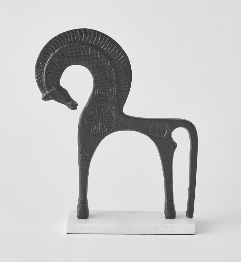 Black Deco Horse