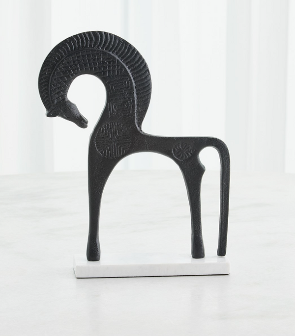 Black Deco Horse
