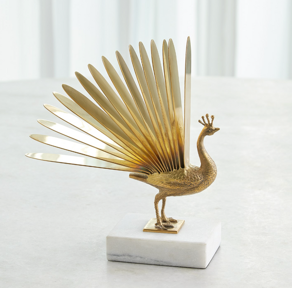 Pavona Brass Sculpture