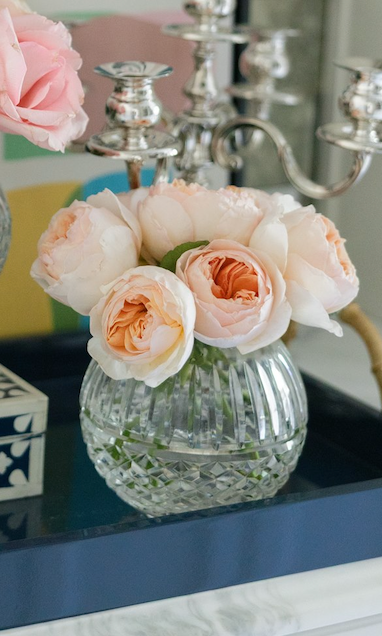 Crystal Rose Vase