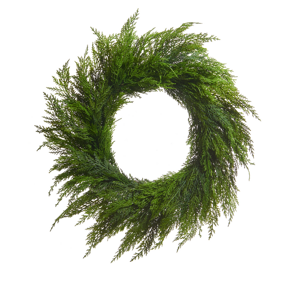 24" Cedar Wreath