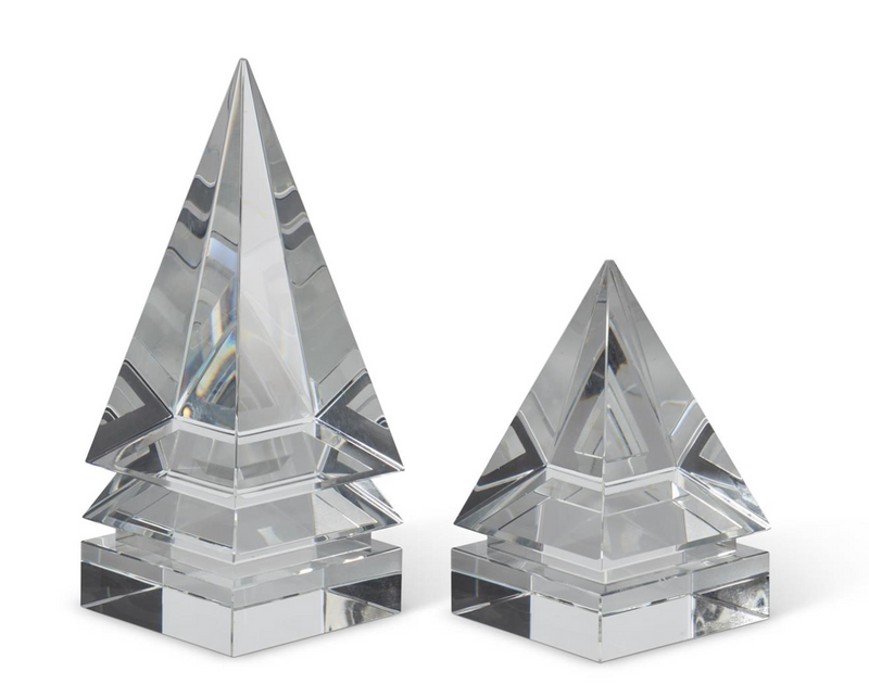 Crystal Glass Pyramids
