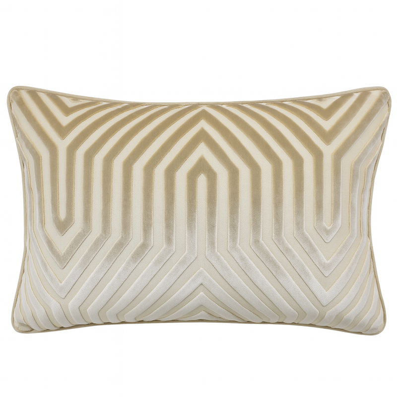 Venderbilt Velvet Lumbar in Greige