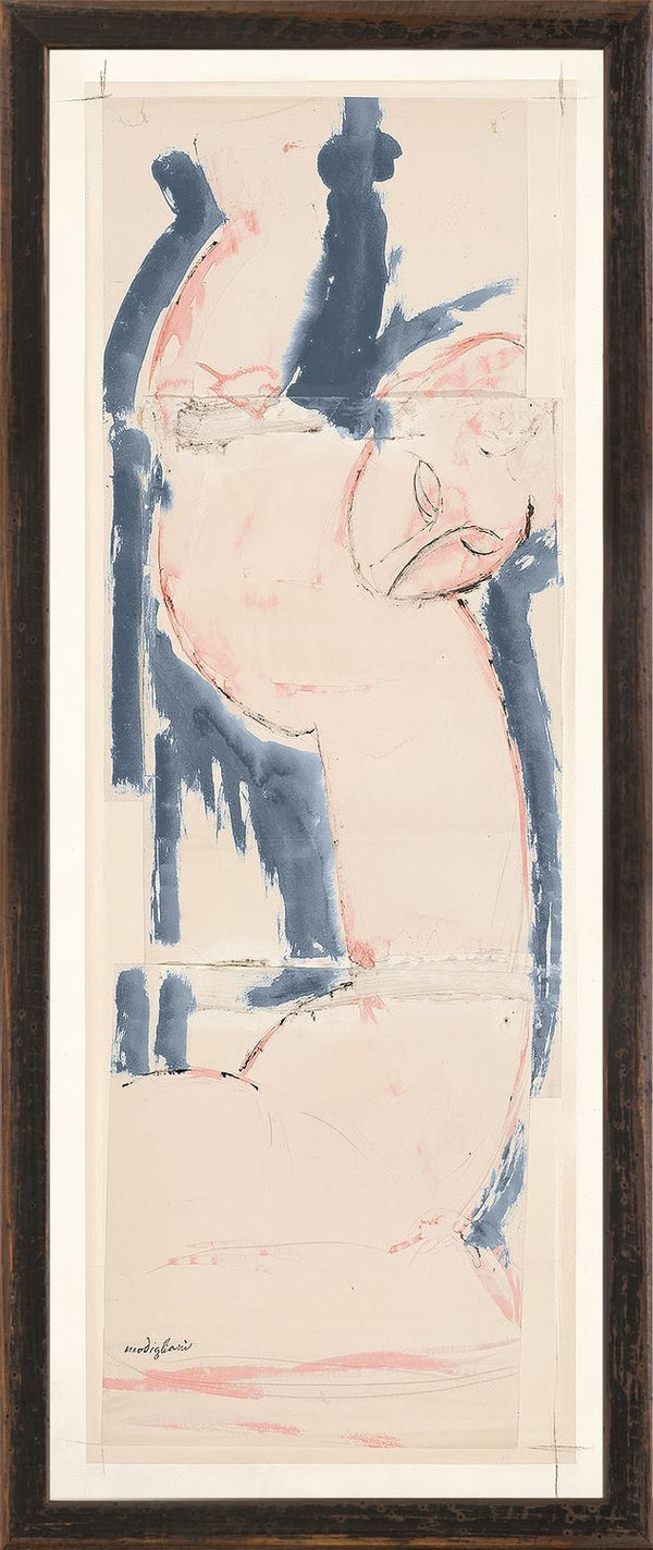 Caryatid in Rose & Blue 1913