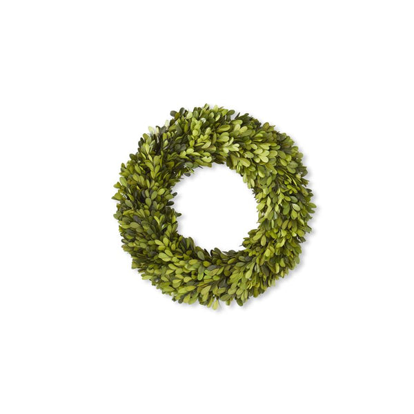 Preserved Natural Boxwood Wreath
