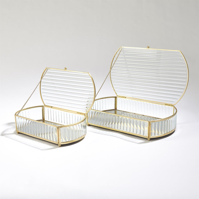 Reeded Glass Box