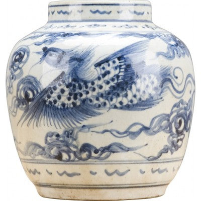 Blue Phoenix Vase