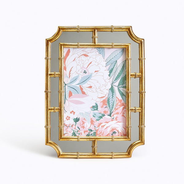 Mirrored Bamboo Frame