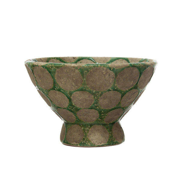 Wax Dotted Terracotta Bowl