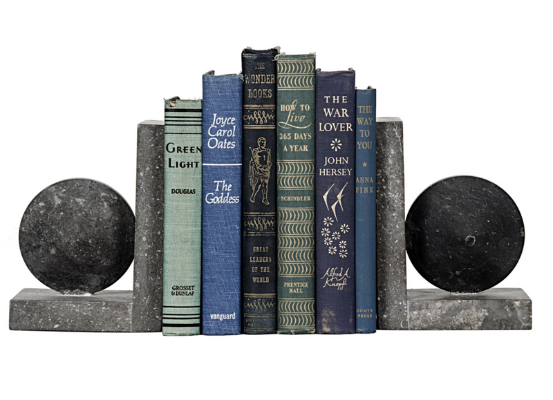 Black Marble Bookend