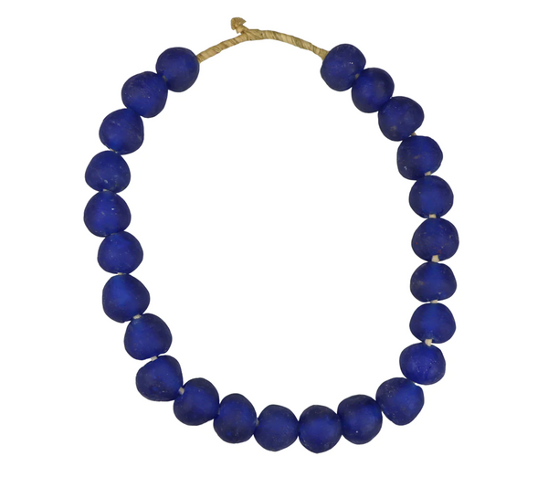 Cobalt Sea Glass Beads
