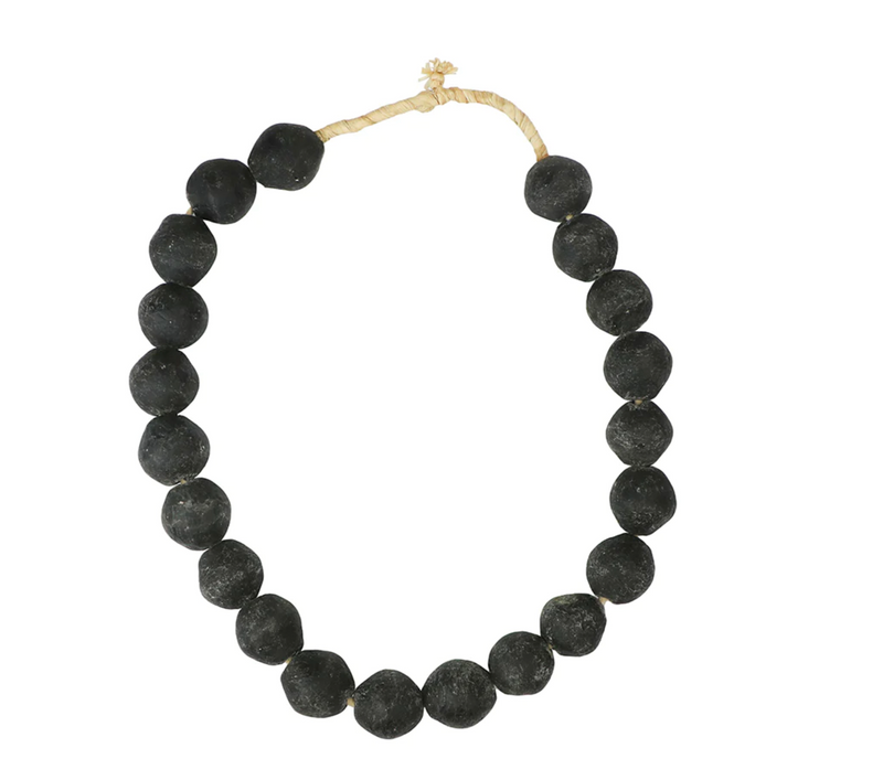 Black Sea Glass Beads