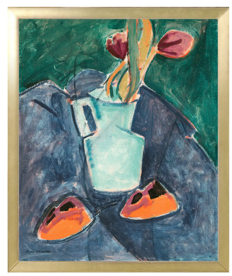 COLLECTION VINTAGE – TULIPS IN A BLUE VASE, 1910